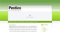 Desktop Screenshot of pestico.sk