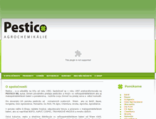 Tablet Screenshot of pestico.sk